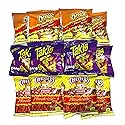 Hot Chips Variety Pack - Takis Fuego, Flamin' Hot Cheetos, and Chester's Hot Fries Pack of 12 with a Mystery Item, Perfect Snack with a Surprise