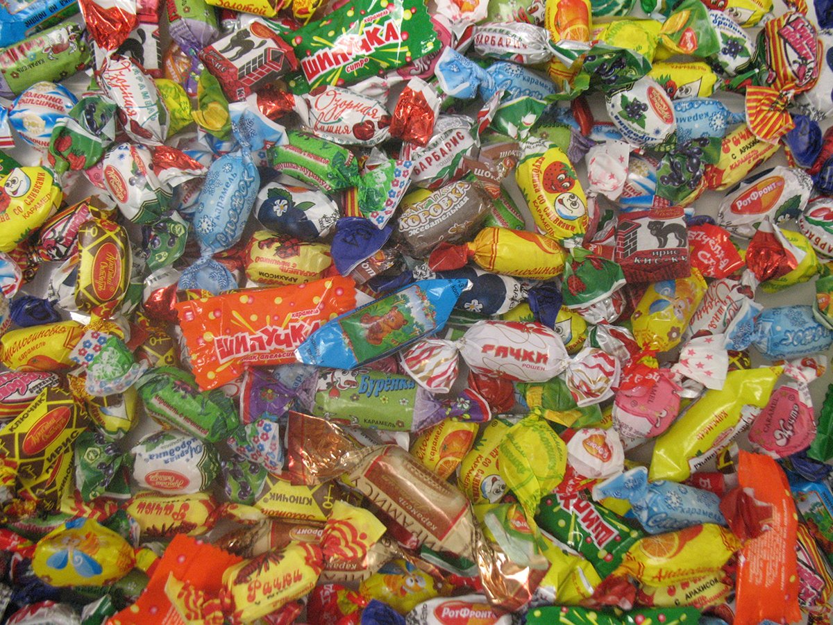 Back To USSR Chocolate, Caramel, Jelly, Fudge, & Taffy Candy Mix (Assortment Of The Most Popular Russian & Ukrainian Candy) (4 Lbs)