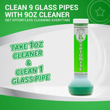 KLEAR Kryptonite Multipurpose Glass Cleaner |Powerful Cleaning 5-1 Combo | Glass Friendly & Alcohol-Free Glass Cleaner| Coat, Relax, Rinse| 9 oz (Pack