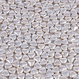 Kasvan Silver Heart Shapes Sprinkles - Edible Candy Pearls 100g/3.58 Oz, Mix Size, Baking Cake Decorations, Ice Cream Toppings and Cookie Decorating