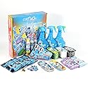Gunk Getter Home and Kitchen Cleaning Supplies - Multi Purpose Cleaner Kit for Floors,Counters, Bathroom and Glass-Cleaning Household Essentials