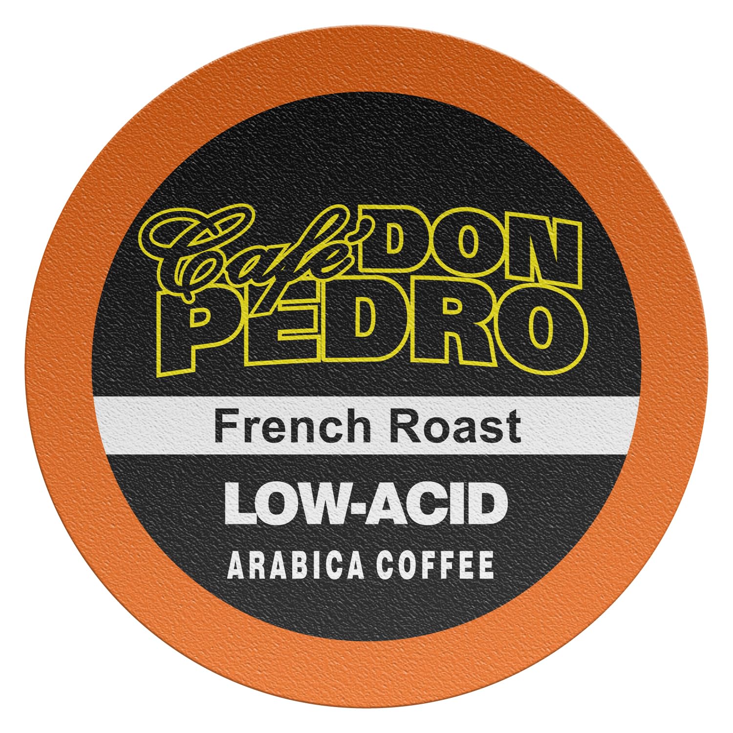 Cafe Don Pedro French Roast Low Acid Coffee Pods - Compatible with Keurig K-cup Coffee Maker, Dark Roast 100% Arabica, Battles Heartburn, Acidic
