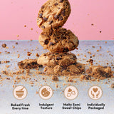 Gourmet Chocolate Chip Cookies by Sweetness Central, Crafted Fresh for Each Order, Bursting with Chocolate Chips, Perfect Dessert or Gift