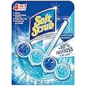 Soft Scrub 4-in-1 Rim Hanger Toilet Bowl Cleaner, Sapphire Waters, 6 Count