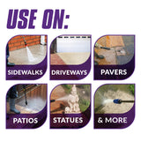 Simple Green Oxy Solve Concrete and Driveway Pressure Washer Cleaner, Purple, Unscented, 128 Fl.Oz