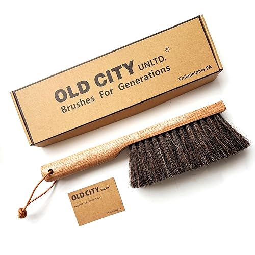 Dustpan Bench Woodworking Brush-USA 13 inch Horsehair Brushes are Used for Counter, Furniture, Drafting, Patio, Fireplace Cleaning, Shop Brush