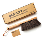 Dustpan Bench Woodworking Brush-USA 13 inch Horsehair Brushes are Used for Counter, Furniture, Drafting, Patio, Fireplace Cleaning, Shop Brush