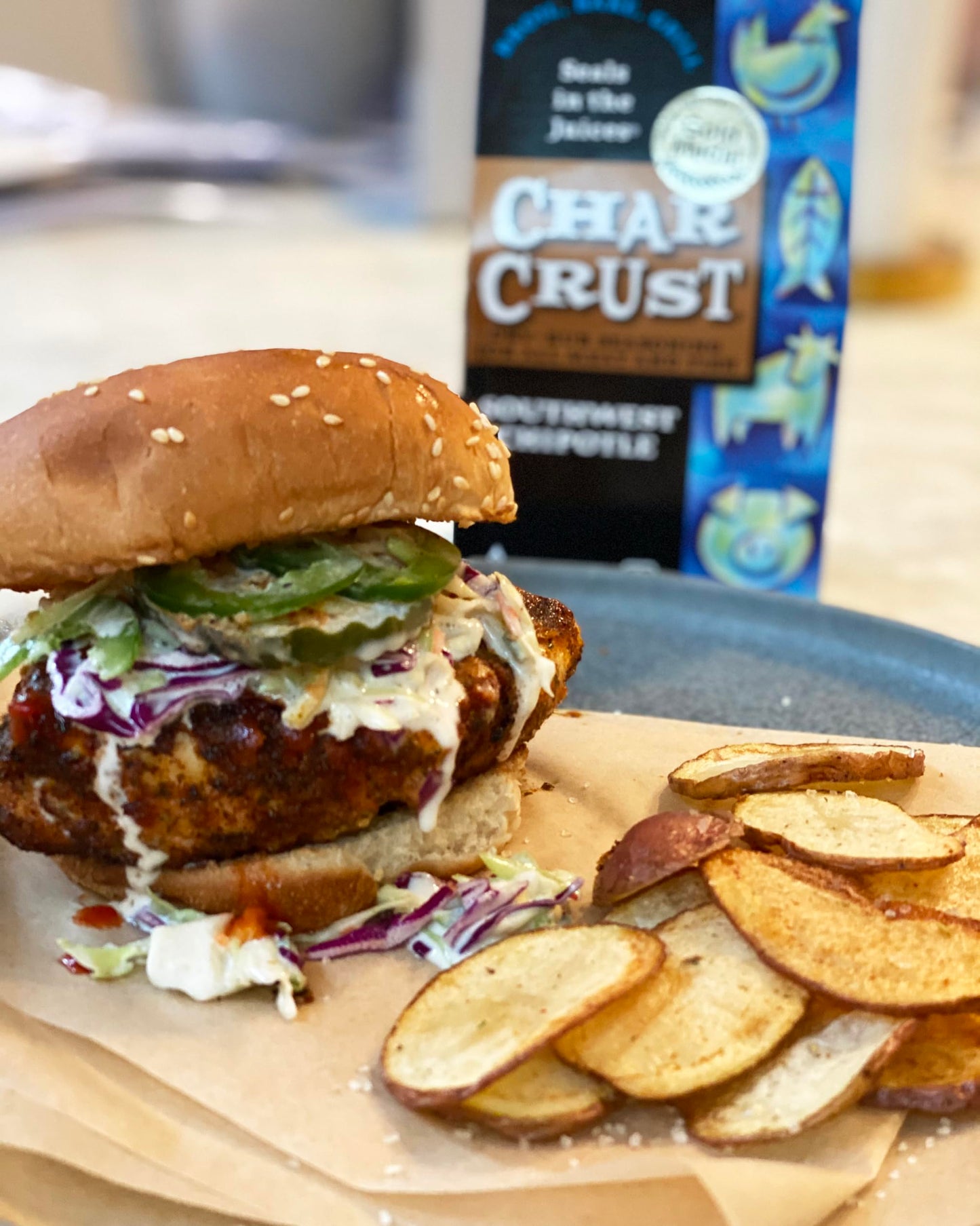 Char Crust Dry-Rub Seasonings Southwest Chipotle | All-in-one seasonings | Perfect for Chicken, Fish, Burgers, Steak, Wings | Signature Crust that