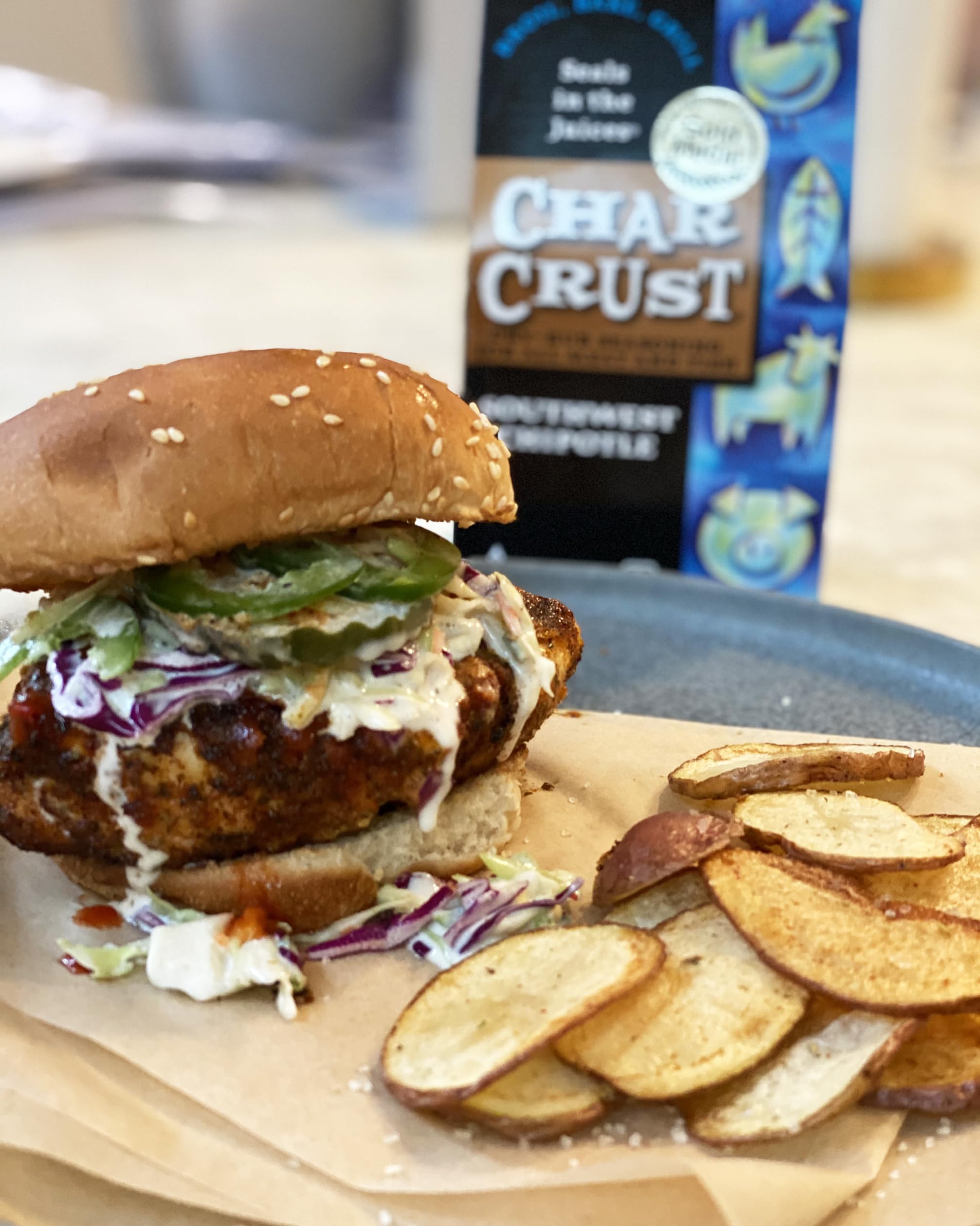 Char Crust Dry-Rub Seasonings Southwest Chipotle | All-in-one seasonings | Perfect for Chicken, Fish, Burgers, Steak, Wings | Signature Crust that