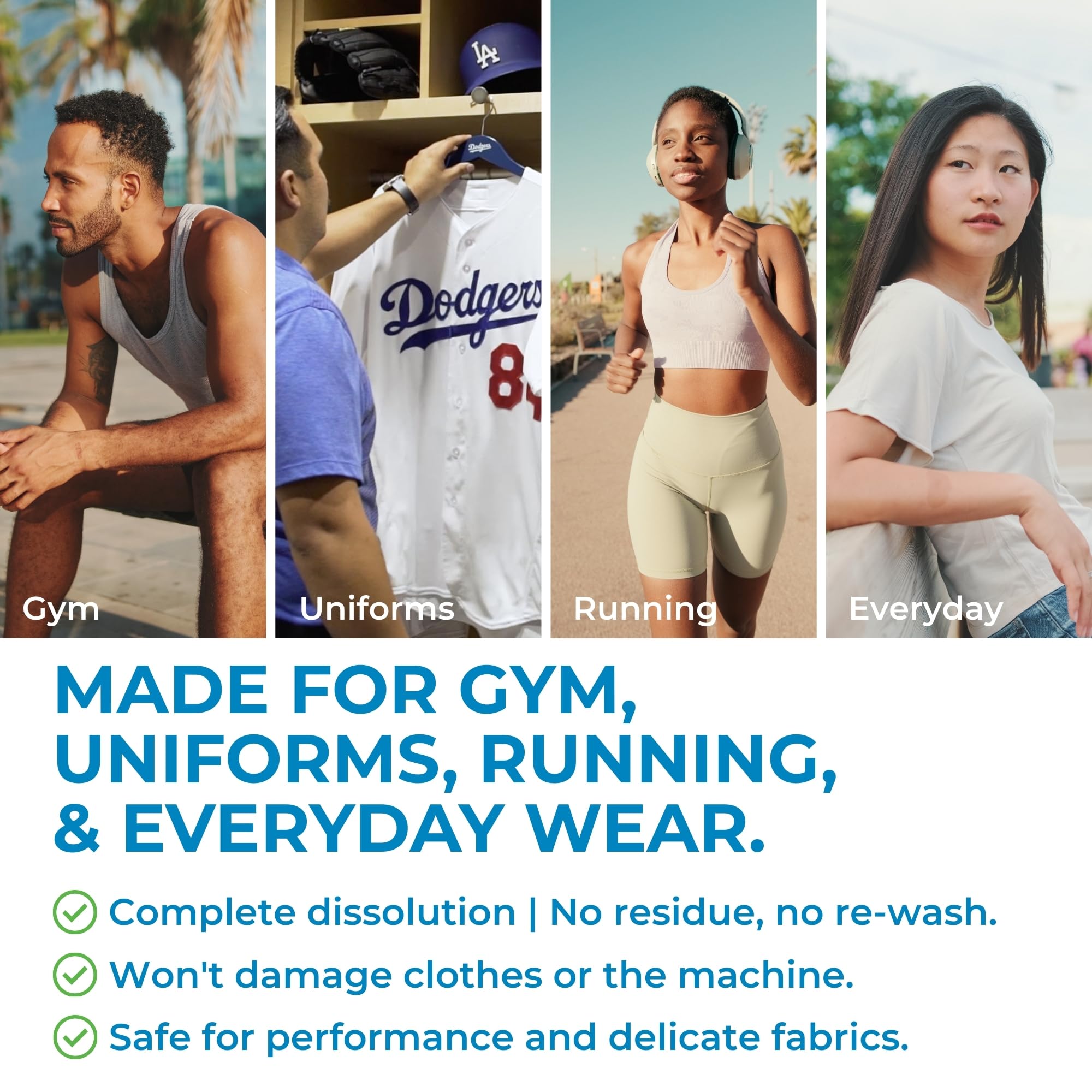 SWEAT X Original Activewear Laundry Detergent Liquid - Natural Washing Detergent for Activewear & Gym Clothes - Non Toxic Laundry Detergent