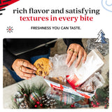 David Cookies Gift Basket for Families - Large Crate Assorted Cookies and Brownies for Snack and Sharing - Deliciously Flavored Cookies and Brownies