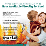 Crave-N-Rave TIMBR S'mores Granola Clusters, 1 oz, 20 Count - Whole Grain, Nut-Free Granola Smores Snack Packs for School, Office, Hiking