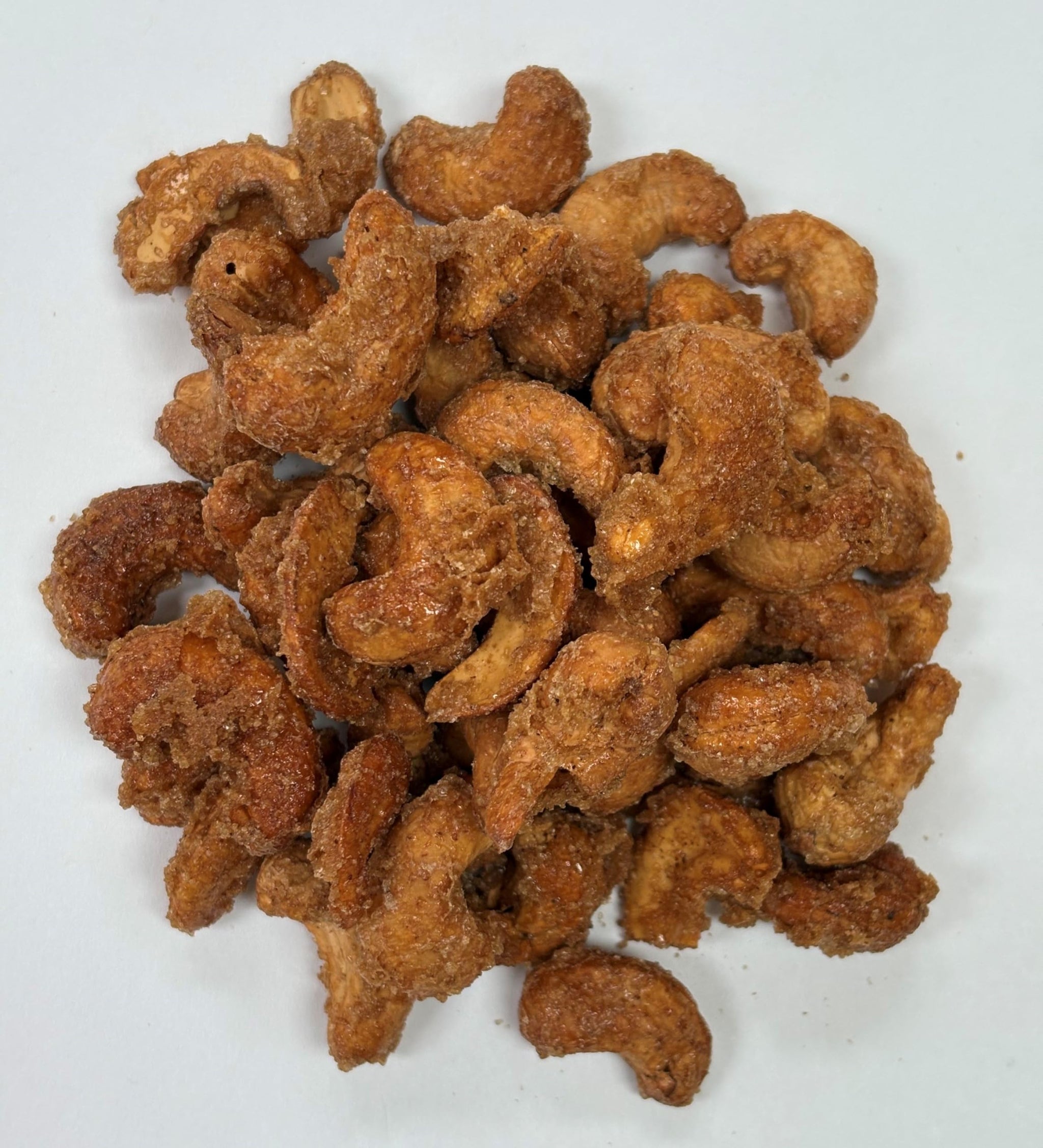 Crunchy & Chewy Handcrafted Candied Cashews Cinnamon & Brown Sugar (8 oz x 3 pack)