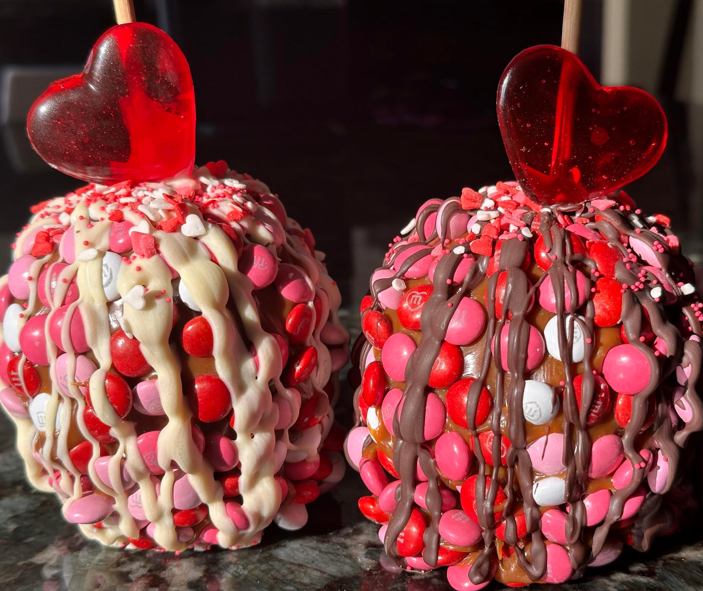 Valentines Day Gourmet Caramel Apple By TV's Deli & Diner