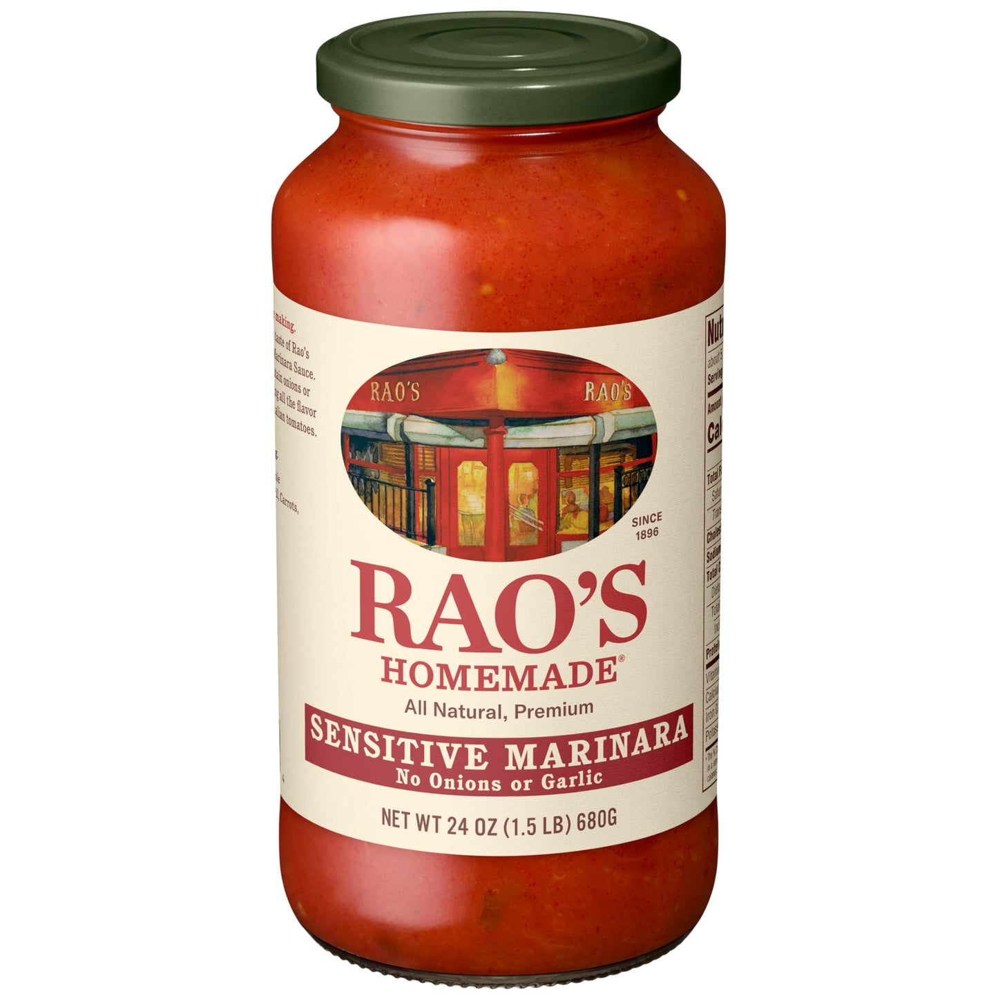 Rao's Homemade Sensitive Sauce Made with Italian Tomatoes, 24 oz