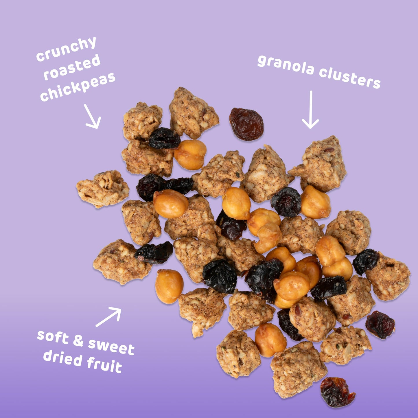 Absurd Snacks Chickpea & Granola Crunch Mix, Nut-Free, Gluten-Free, Plant-Based Snack, Good Source of Protein & Fiber 1.5 Ounce (Pack of 8), Rosemary