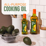 BetterBody Foods Refined Non-GMO Cooking Oil, Kosher, Keto and Paleo Diet Friendly, Avocado Oil, 1 Liter, 33.8 Fl Oz