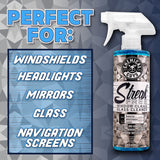 Chemical Guys Streak Free Window Cleaner - Ammonia-Free Glass Cleaner for Crystal Clear Clarity, Safe on Tint, Mirrors, Touchscreens, Windshields