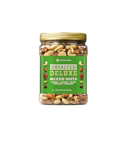 Member's Mark Unsalted Deluxe Mixed Nuts (34 Ounce)