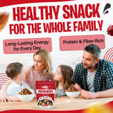 Tidbit Healthy Trail Mix with Roasted Peanuts, Almonds, Raisins & Dried Cranberries - Mixed Nuts Snack Mix for Natural Energy, Vegan Gluten Free, 14