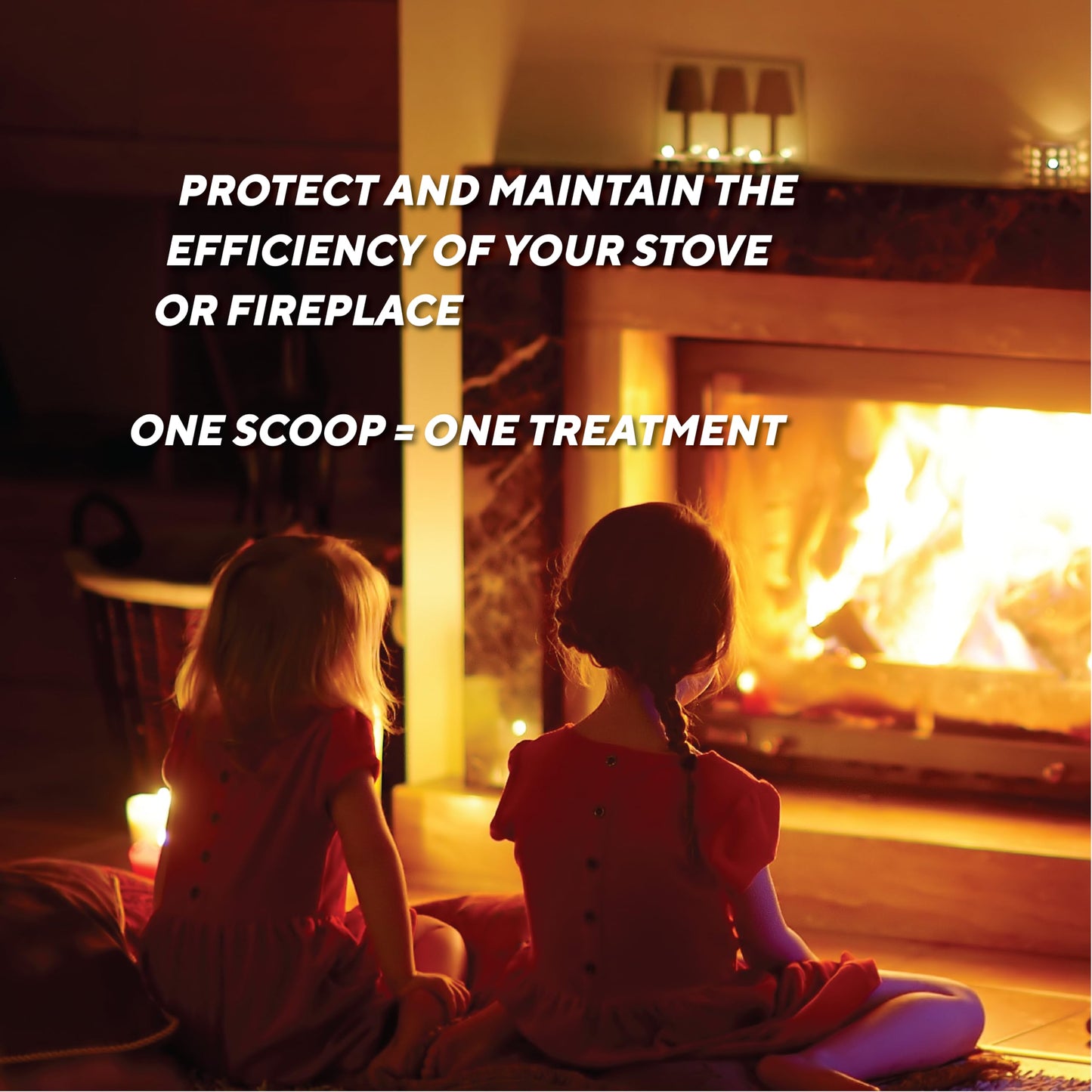 Rutland Creosote Concentrate - Triple Power Remover 1 lb - USA-Made Fireplace Cleaner & Chimney Sweeping Kit, Premium Creosote Remover 16 oz