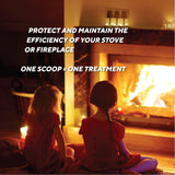 Rutland Creosote Concentrate - Triple Power Remover 1 lb - USA-Made Fireplace Cleaner & Chimney Sweeping Kit, Premium Creosote Remover 16 oz