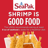 SeaPak Shrimp Tempura with Oven Crispy Breading, Sweet and Spicy Orange Sauce, Cooked Frozen Shrimp, 8.2 oz