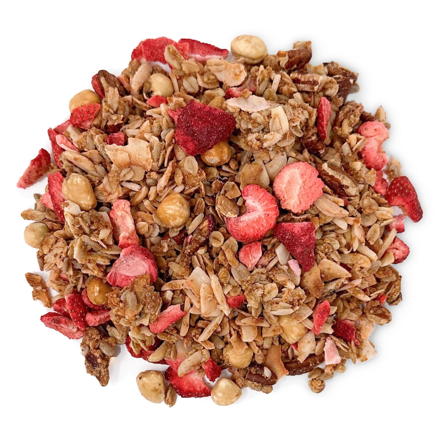 Food to Live Organic Golden Crunchy Granola with Strawberries, 3 Pounds - Handcrafted, Great for Breakfast Cereals, Vegan, Non-GMO, Kosher, Bulk