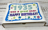 RETRO CANDY YUM ~ 1935 91st Birthday Gift Box of Nostalgic Retro Candy Mix from Childhood for 91 Year Old Man or Woman Born 1935