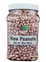 Desi Kitchen Raw Peanuts Whole with skin (Uncooked, Unsalted) 3lbs (48oz) by Rani Foods Inc