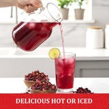 Dried Whole Hibiscus Flowers -5 oz, Flor de Jamaica, Sorrel Flower, Zobo Flower, Flor De Jamaica Secas, Non-GMO, Caffeine-Free. Perfect for Mexican