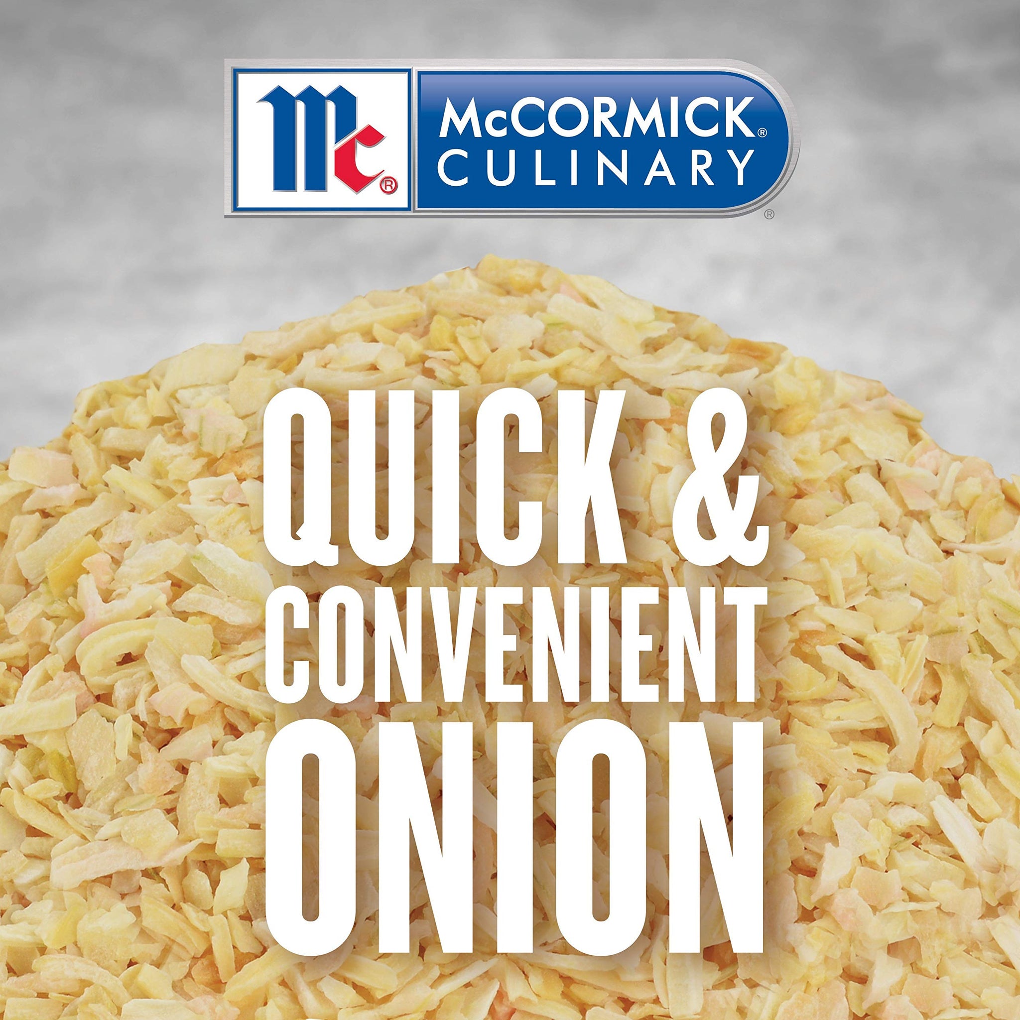 McCormick Culinary Minced Onion, 17 oz - One 17 Ounce Container of Dried Minced Onion Flakes, Perfect for Soups, Sauces, Meatballs, Relishes