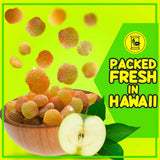 Asia Trans Sour Apple Gummies with Li Hing Mui Plum Powder | Hawaiian Favorite | Sweet & Sour Soft Gummy Candy 12oz