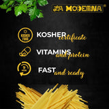 LA MODERNA, Vermicelli Pasta, 7 oz (Pack of 1) | Enriched Durum Wheat Semolina | Kosher, Non-GMO, Iron and Vitamin-Fortified | Thin Vermicelli Noodles