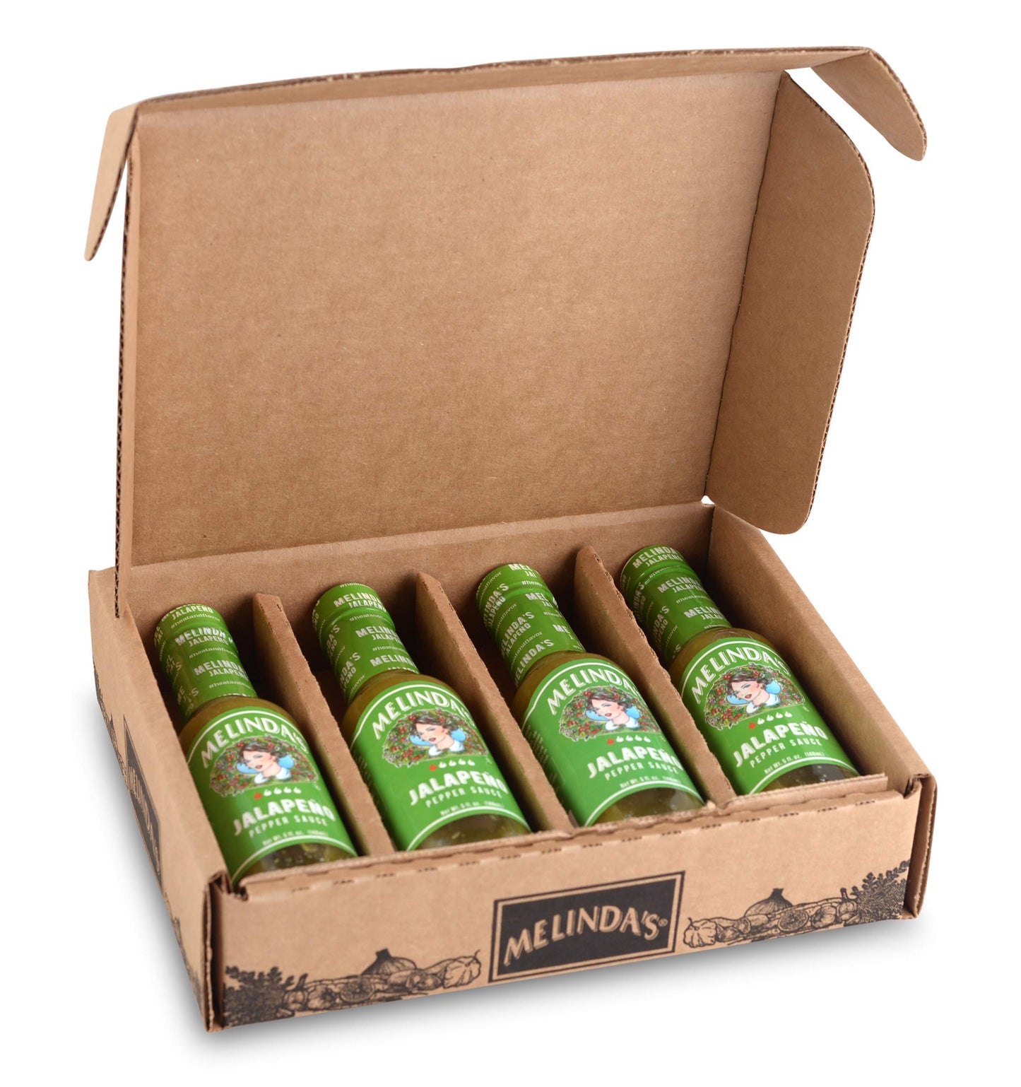 Melinda’s Jalapeno Hot Sauce - Gourmet Classic Green Jalapeno Sauce Perfect for Tacos, Burritos, Enchiladas & More - Tangy & Zesty, Mild Heat