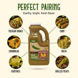 Green Jalapeño Pepper - Louisiana Pepper Exchange - Fresh Pepper Replacement. Save Time and Money in the Kitchen, No More Food Waste. 64 Ounces