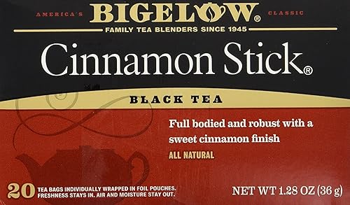 Bigelow Tea Cinnamon Stick, 20 Bags (Pack of 3)
