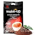 Vinacafe Premium 100 Sticks 3 in 1 Instant Wake-Up Coffee Mix, 100 Coffee Sticks Single Serves 1 Pack
