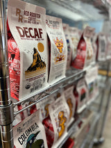 Red Rooster Coffee, Organic Decaf Coffee - Medium Roast Whole Bean - Notes of Dark Chocolate & Citrus - 12oz - Fair Trade, USDA Organic