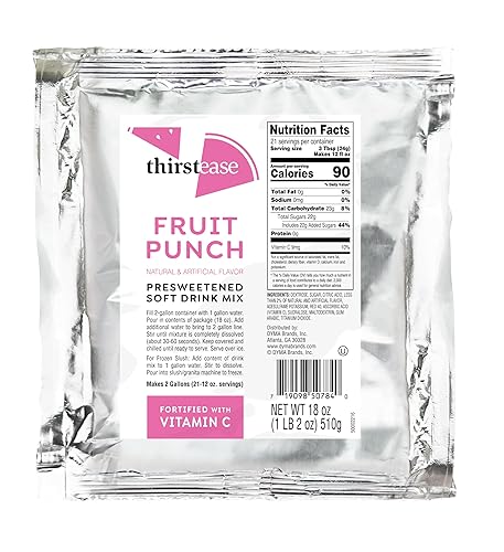 Thirst Ease Fruit Punch Drink Mix, 18 Ounce -- 12 per case.