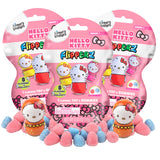 Flipperz Hello Kitty Finders Keepers with Assorted Gummies, Individually Wrapped Candy, Collectible Character Inside, 0.35 Ounces (Pack of 3)