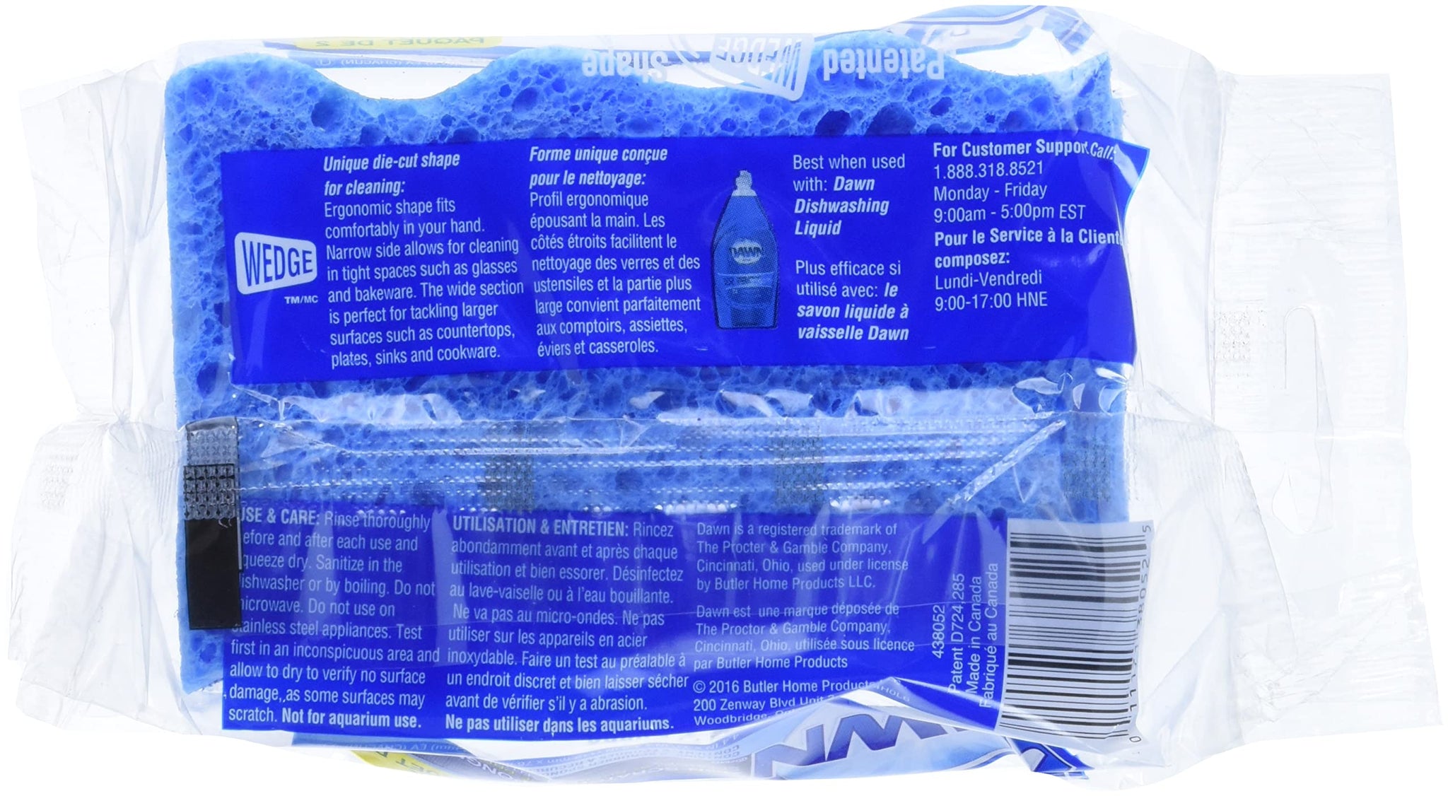 Dawn Non Scratch Sponges 2 pk