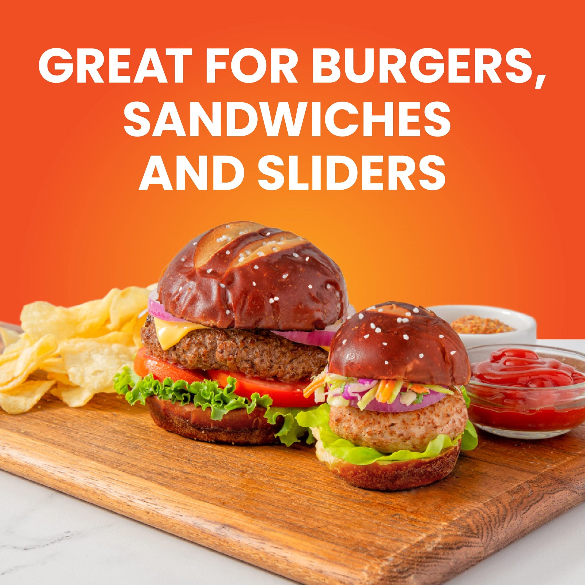King's Hawaiian Pretzel Hamburger Buns, 4 ct, 10.5 oz