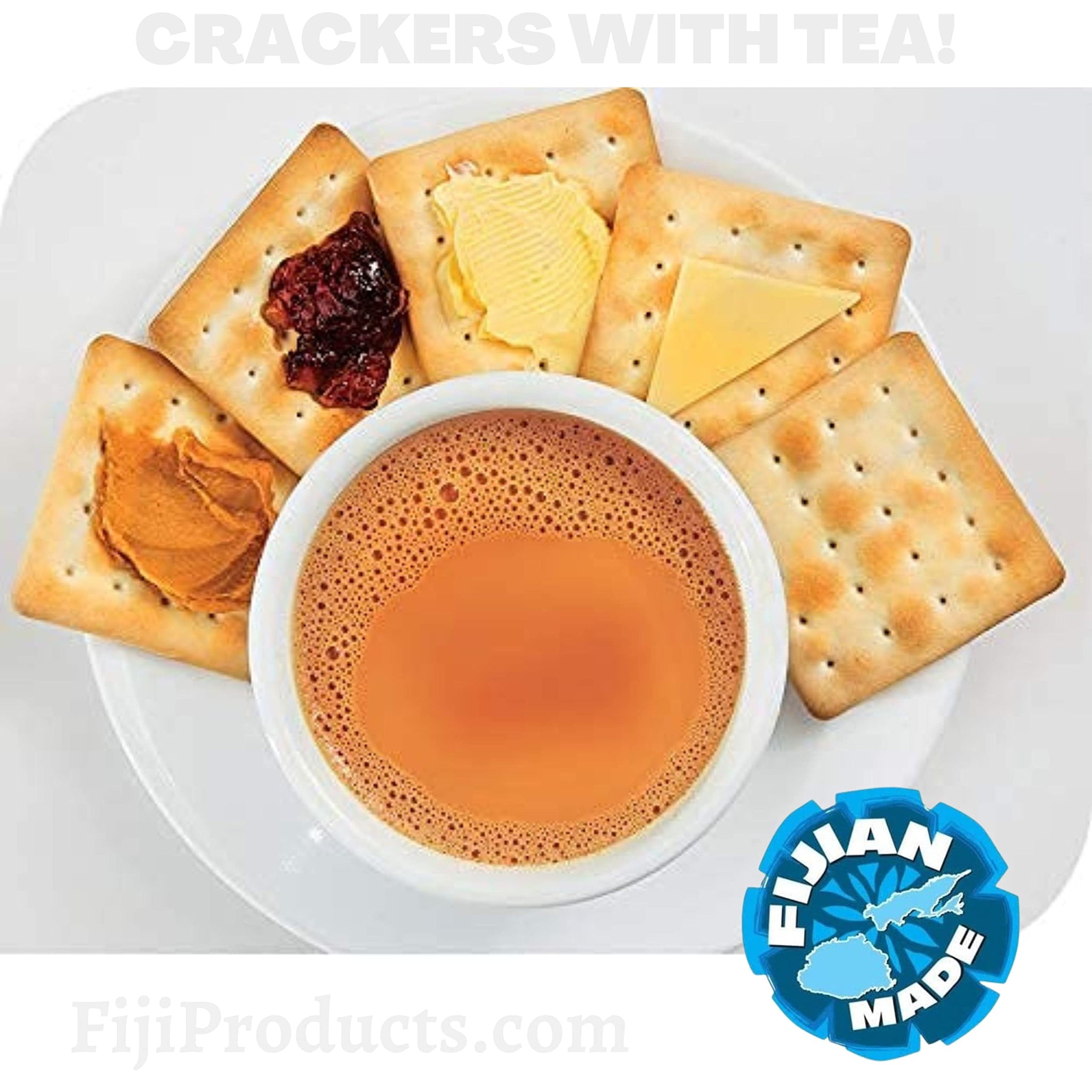 FIJI fmf - Breakfast Crackers (Pack Of 2 x 2 kg/Deal) Simply...Delicious! FijiProducts.com