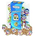 Riegelein Mini Solid Snowmen 33% Milk Chocolate Holiday Stocking Stuffer 3.5 oz
