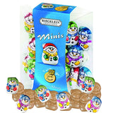Riegelein Mini Solid Snowmen 33% Milk Chocolate Holiday Stocking Stuffer 3.5 oz