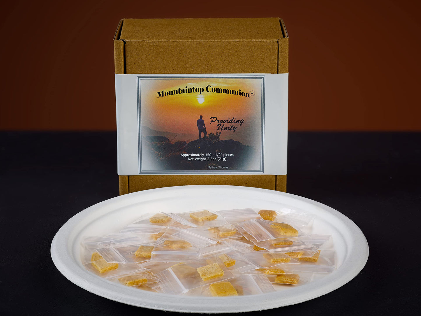 Individually Wrapped Gluten-Free Communion Bread (150 Count)