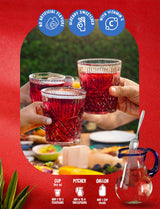 Klass Aguas Frescas Drink Mix Mexican Variety Pack - Horchata Limeade Hibiscus & Tamarind - Powder Drink Mix, Water Drink Mix with Natural Flavors