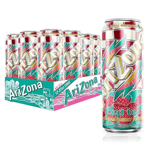 Arizona Raspberry Tea - Big Can, 22 Fl Oz (Pack of 12)