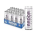 ARDOR ENERGY Sparkling Water with 100mg Natural Caffeine & 200mg L-Theanine from Organic Green Tea for Smooth Energy & Focus | Healthy Energy Drink |